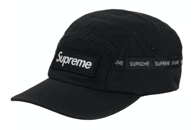 Pre-owned Supreme Mesh Pocket Camp Cap Black