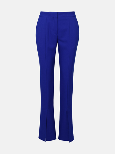 Shop Off-white 'tech Drill' Blue Polyester Trousers