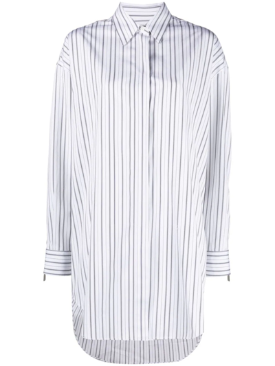 Shop Off-white Striped Shirt In White