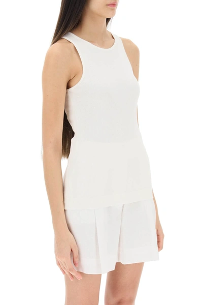 Shop By Malene Birger Ribbed Organic Cotton Tank Top