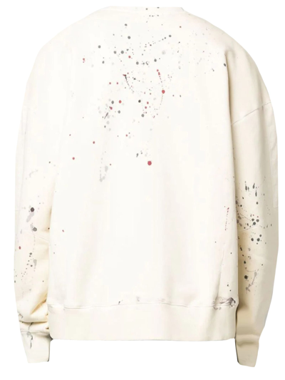 Shop A-cold-wall* Ivory White Cotton Studio Sweatshirt In Bianco