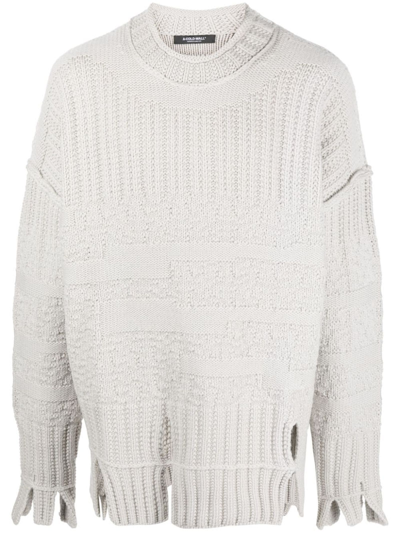 Shop A-cold-wall* Off-white Wool Jumper In Bianco