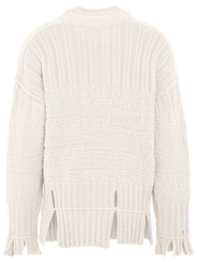 Shop A-cold-wall* Off-white Wool Jumper In Bianco