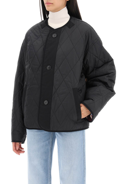 Shop Marant Etoile Himala Reversible Jacket In Fuchsia (black)