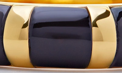 Monica Vinader X Kate Young Onyx Ring In 18k Gold Vermeil