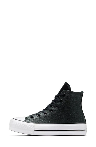 Shop Converse Chuck Taylor® All Star® Lift High Top Platform Sneaker In Black/ Black/ White