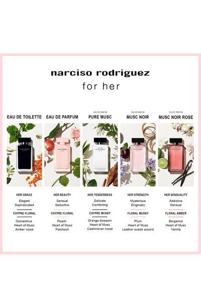 Shop Narciso Rodriguez For Her Eau De Toilette 3-piece Gift Set $165 Value