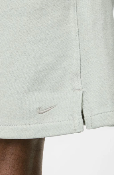 Shop Nike Club+ Knit Shorts In Light Iron Ore