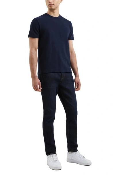 Shop French Connection Cotton Ottoman T-shirt In Marine