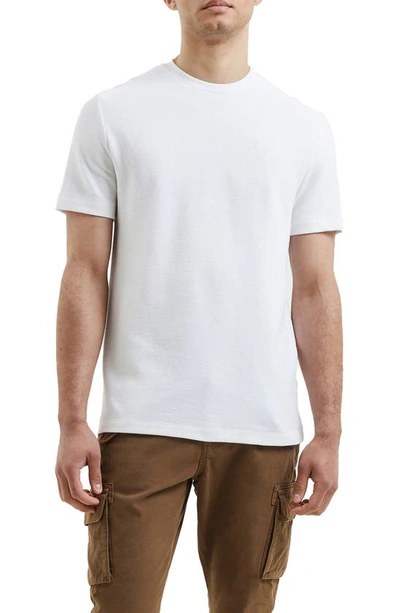 Shop French Connection Cotton Ottoman T-shirt In Linen White