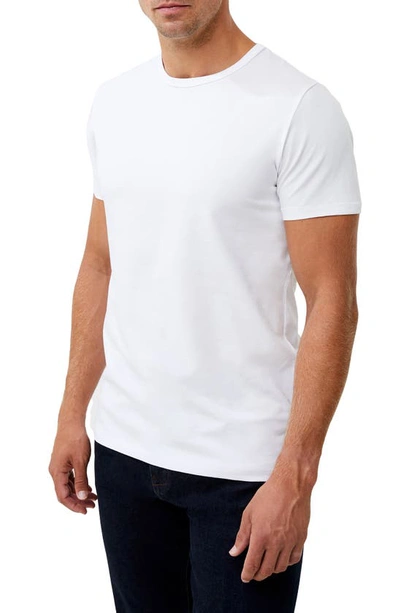 Shop French Connection Solid Crewneck T-shirt In White