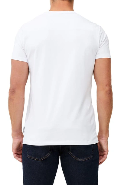 Shop French Connection Solid Crewneck T-shirt In White
