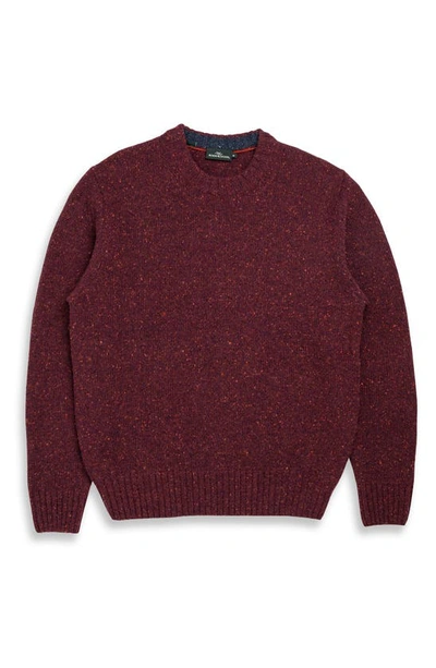 Rodd & Gunn - Cox Road Chunky Crew Neck Knit In Garnet Red Ep1011 In Garnet