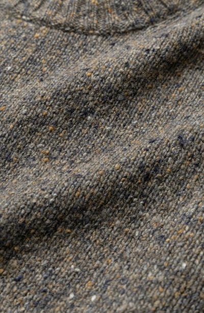 Shop Rodd & Gunn Cox Road Tweed Wool Blend Crewneck Sweater In Gravel