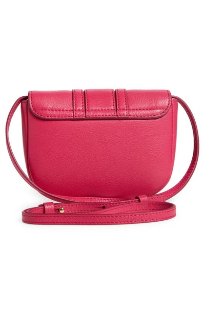 Shop See By Chloé Mini Hana Leather Bag In Magnetic Pink