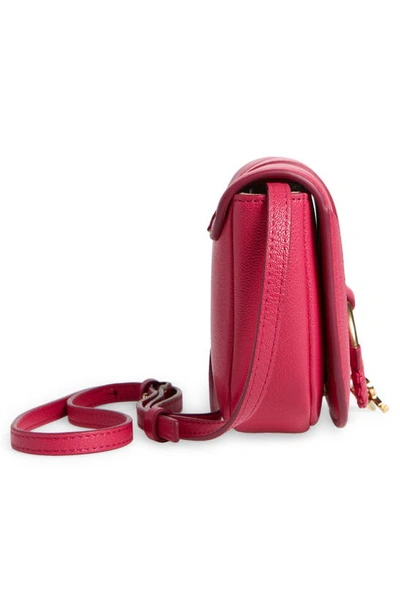 Shop See By Chloé Mini Hana Leather Bag In Magnetic Pink