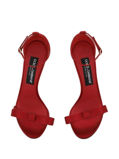 Shop Dolce & Gabbana Keira 105mm Sandals In Red
