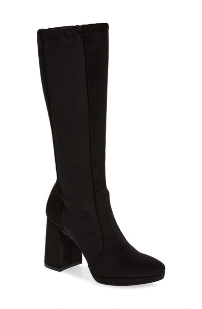 Shop Koko + Palenki First Boot In Black Stretch Elastic