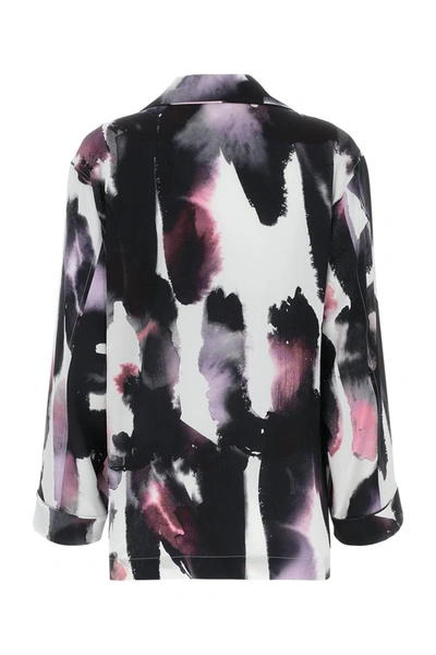 Alexander Mcqueen Silk T-shirt In 9903