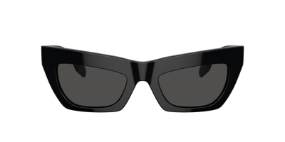Burberry Dark Grey Cat Eye Ladies Sunglasses Be4420u 300187 55 In Dark Grey