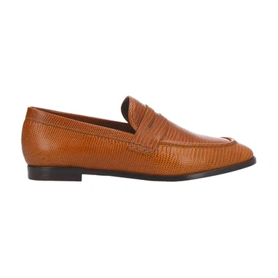 Shop Free Lance Anaïs Heeled Loafers In Marron