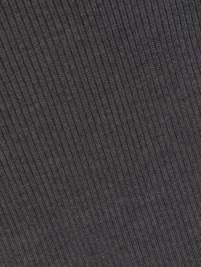 Shop Loewe Logo Wool Scarf In Grey
