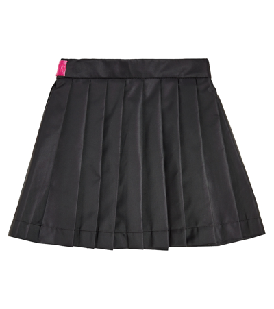 Off-white Bookish Logo Waistband Miniskirt In Black