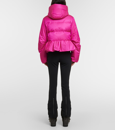 Shop Goldbergh Volante Down Ski Jacket In Pink