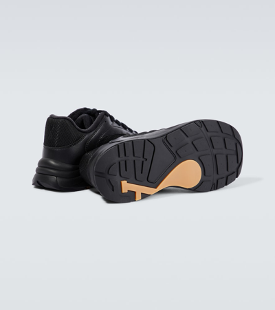 Shop Ami Alexandre Mattiussi Ami Sn2023 Low-top Sneakers In Black