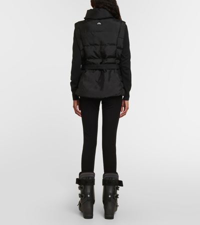 Jet Set Gardena Puffer Vest In Black