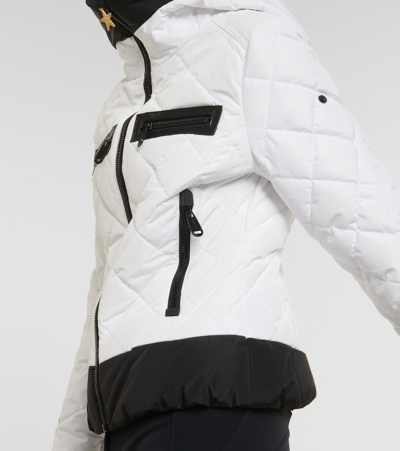 Shop Goldbergh Cecile Down Ski Jacket In White