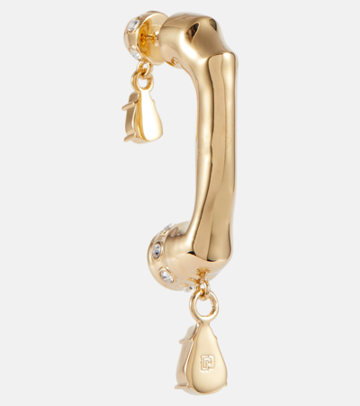 Rabanne Rhinestone Embellished Drop Earrings In Multicoloured