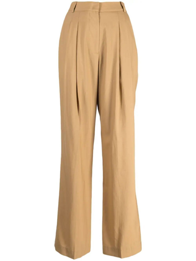 Shop Low Classic Basic Long Trouser In Brown