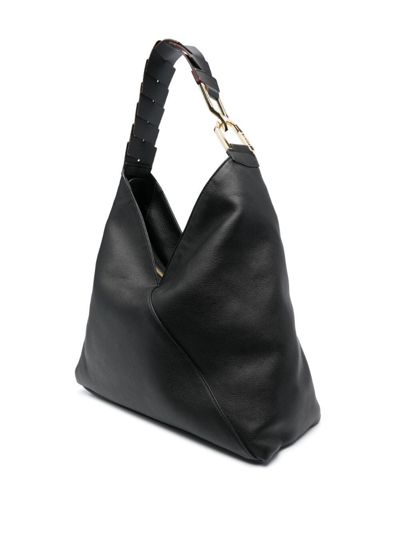 Lancel Pagode Zip Hobo Bag In Black