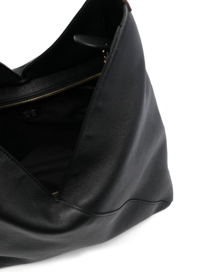 Lancel Pagode Zip Hobo Bag In Black
