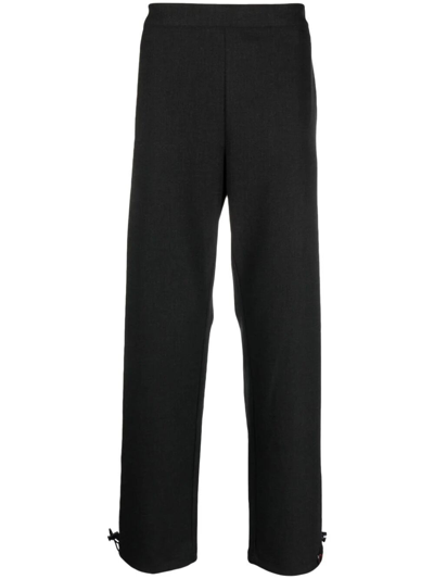 Shop Aspesi Hoff Trousers In Grey