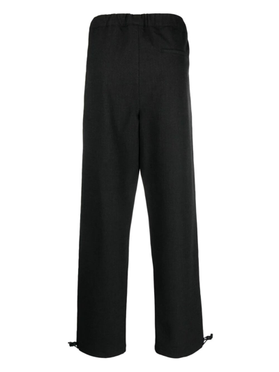 Aspesi Hoff Trousers Drawstring Hem In Grey
