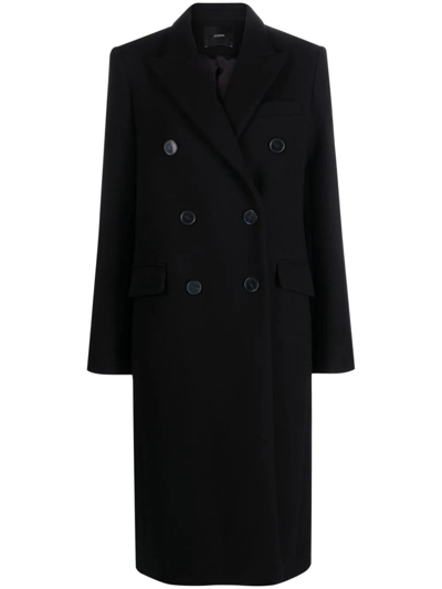 Shop Joseph Chichester Coat Wool Coat In Black