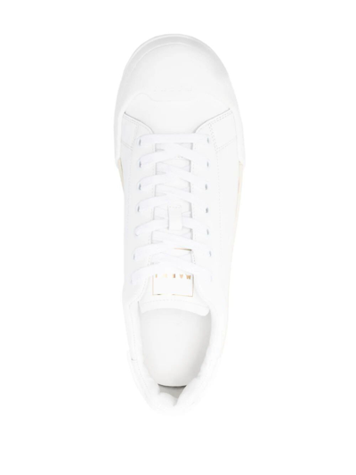 Shop Marni New Iconic Low Top Lace In White