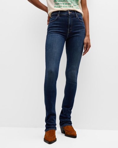 Shop Mother The Runaway High Rise Slim Flare Jeans In Howdy