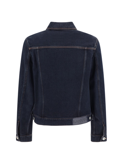 Lanvin Denim Jacket In Chestnut