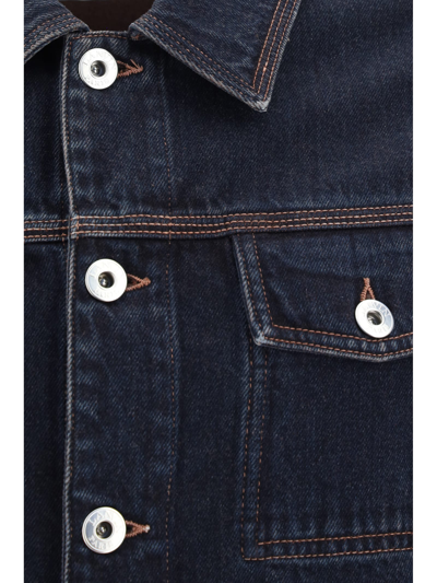 Lanvin Denim Jacket In Chestnut