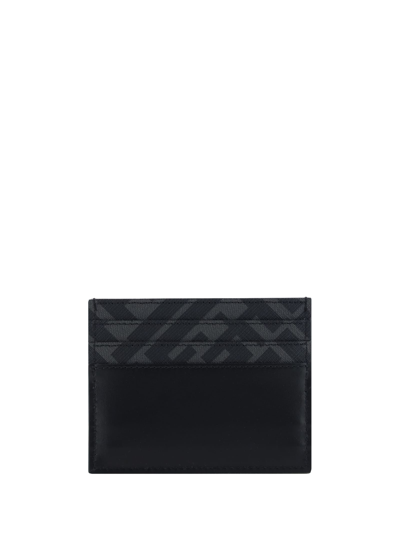 Shop Fendi Card Holder In Nero/palladio