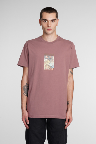 Shop Maharishi T-shirt In Viola Cotton