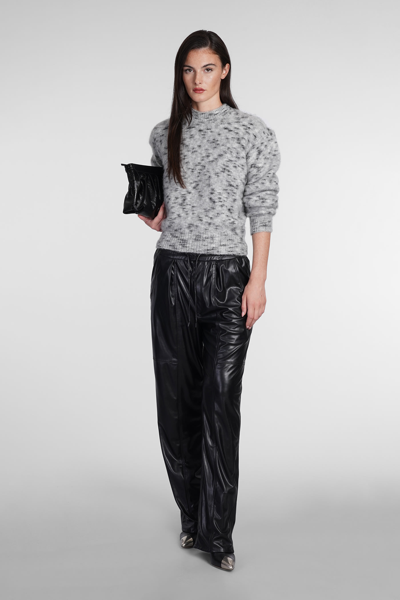 Shop Marant Etoile Morena Knitwear In Grey Acrylic