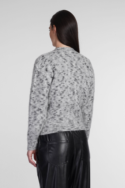 Shop Marant Etoile Morena Knitwear In Grey Acrylic