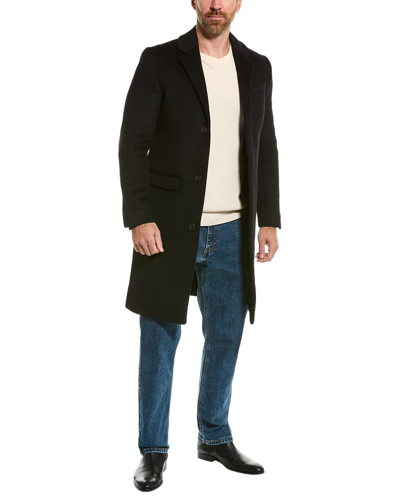 Shop Allsaints Limma Wool-blend Coat In Black