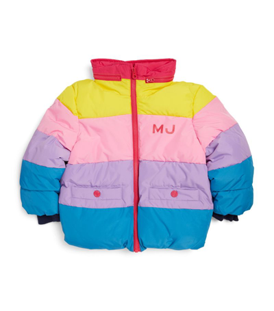 Shop Marc Jacobs Colour-block Puffer Jacket (4-12+ Years) In Multi