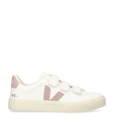 Shop Veja Leather Recife Sneakers In White