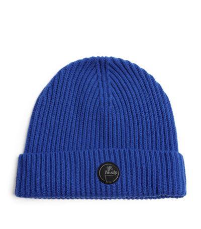 Shop Fusalp Wool Nyx Beanie In Blue